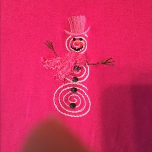 Long Sleeve Snowman Shirt